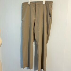 Mens Slazenger Golf Pants 36x30 Khaki. Lightweight polyester blend.